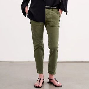 Nili Lotan 111/88 Jenna Pant in Green